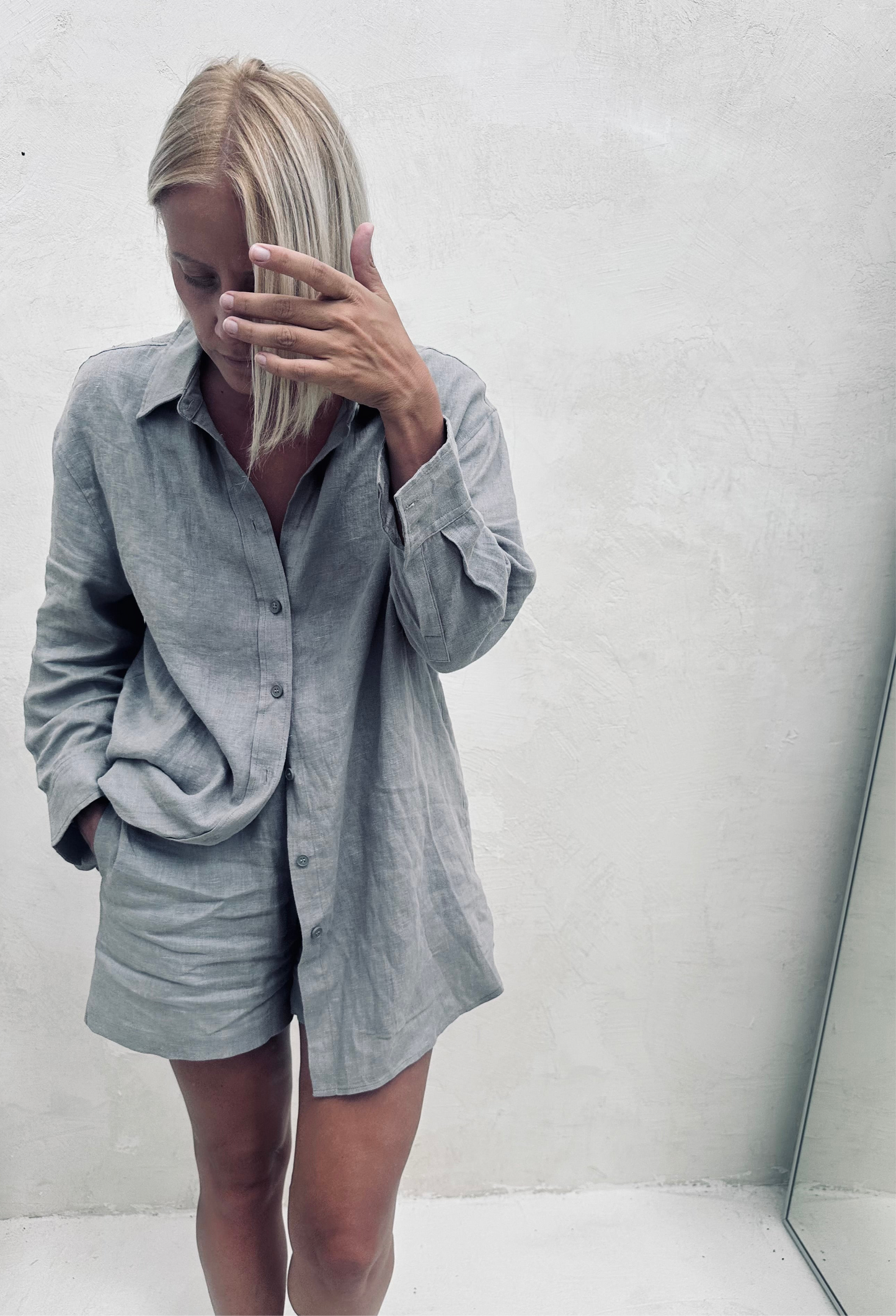 LINEN SHIRT “SILENCE”