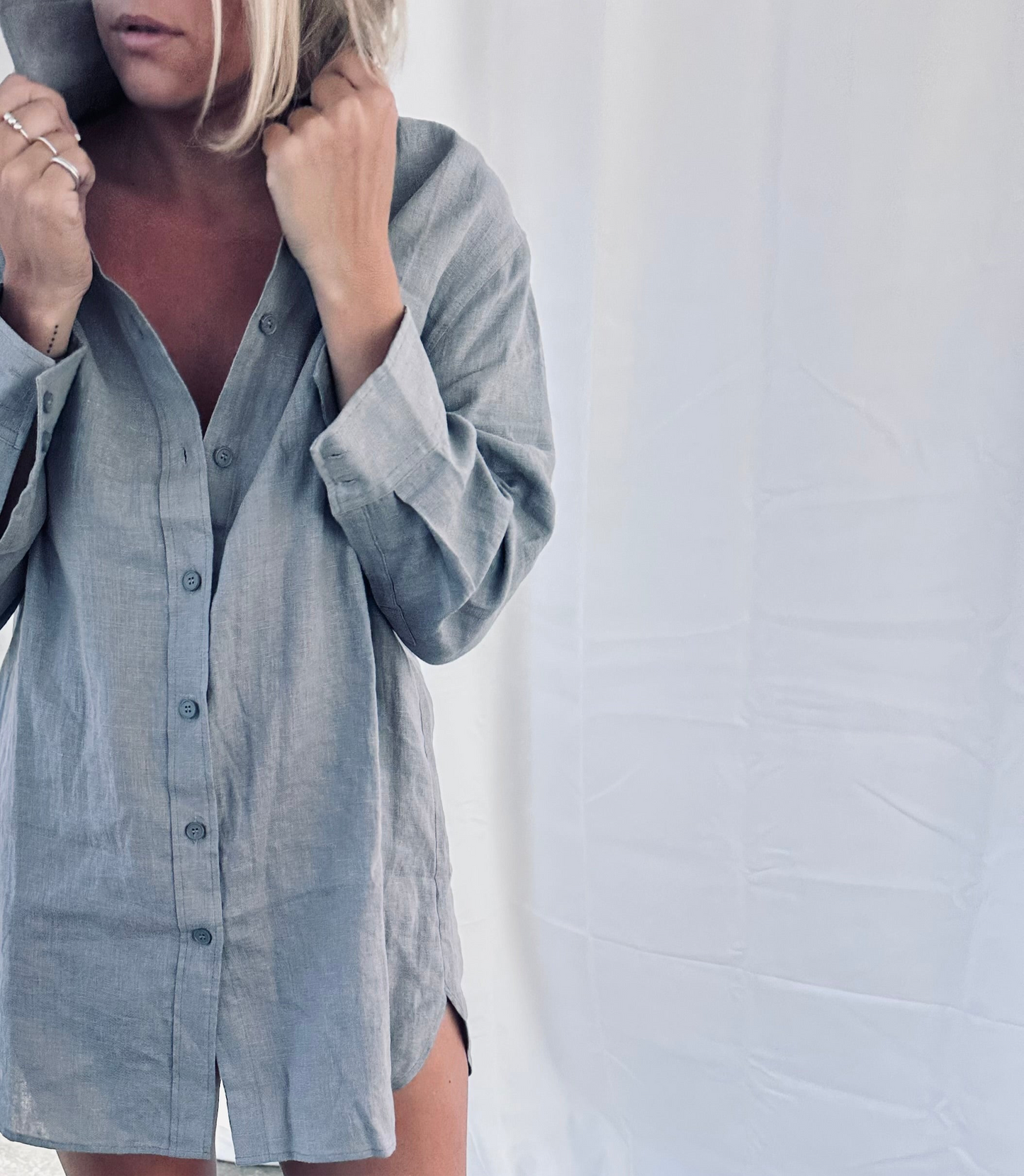 A LONG SHIRT “SILENCE” Coming soon! Next in store!