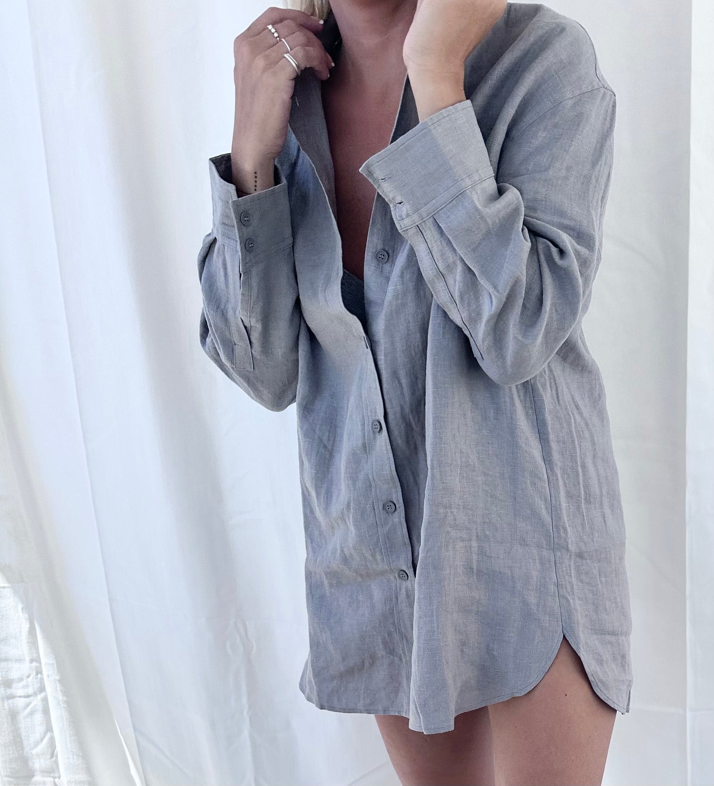 A LONG SHIRT “SILENCE” Coming soon! Next in store!