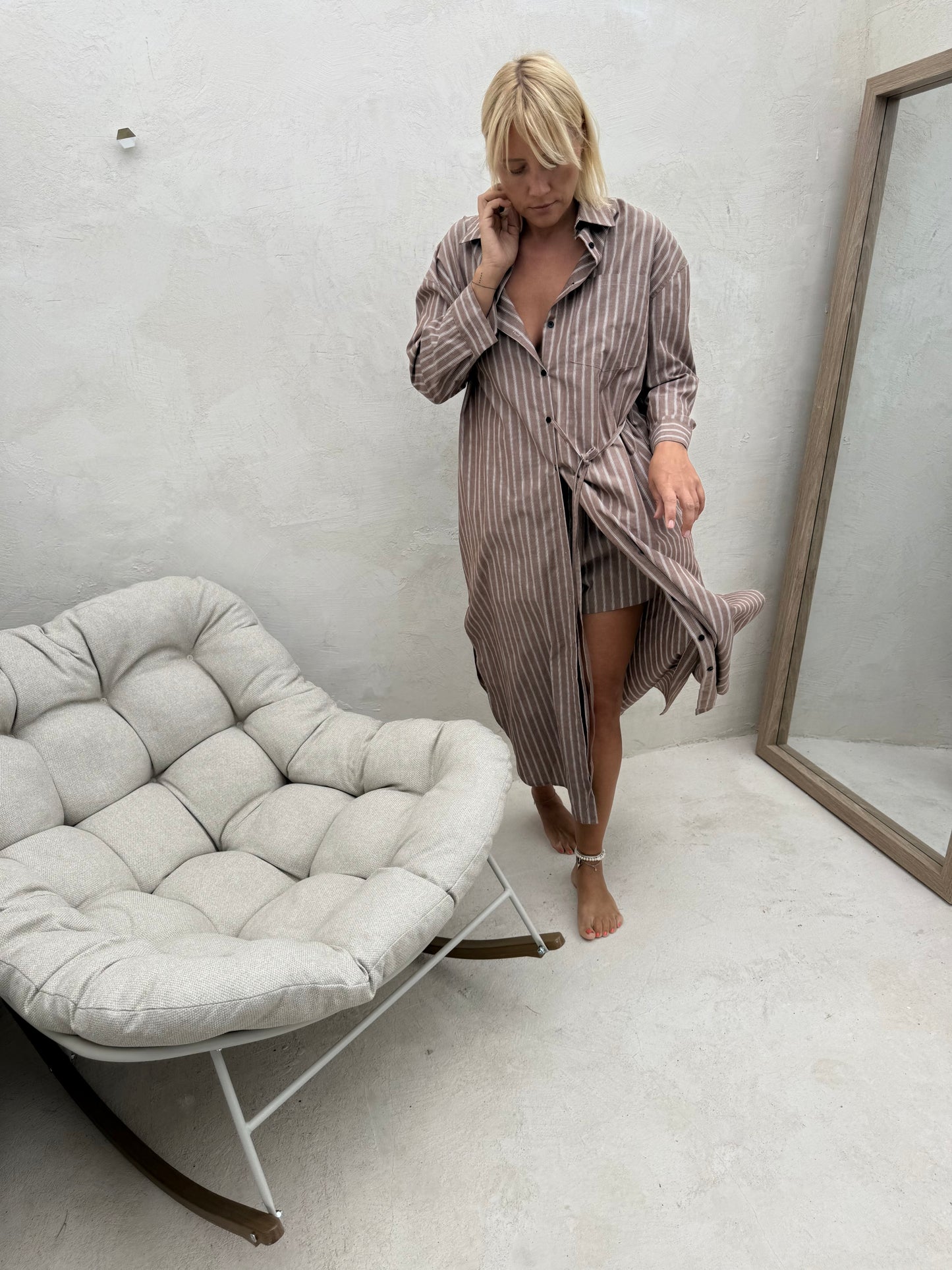 BALANCE SHIRT DRESS