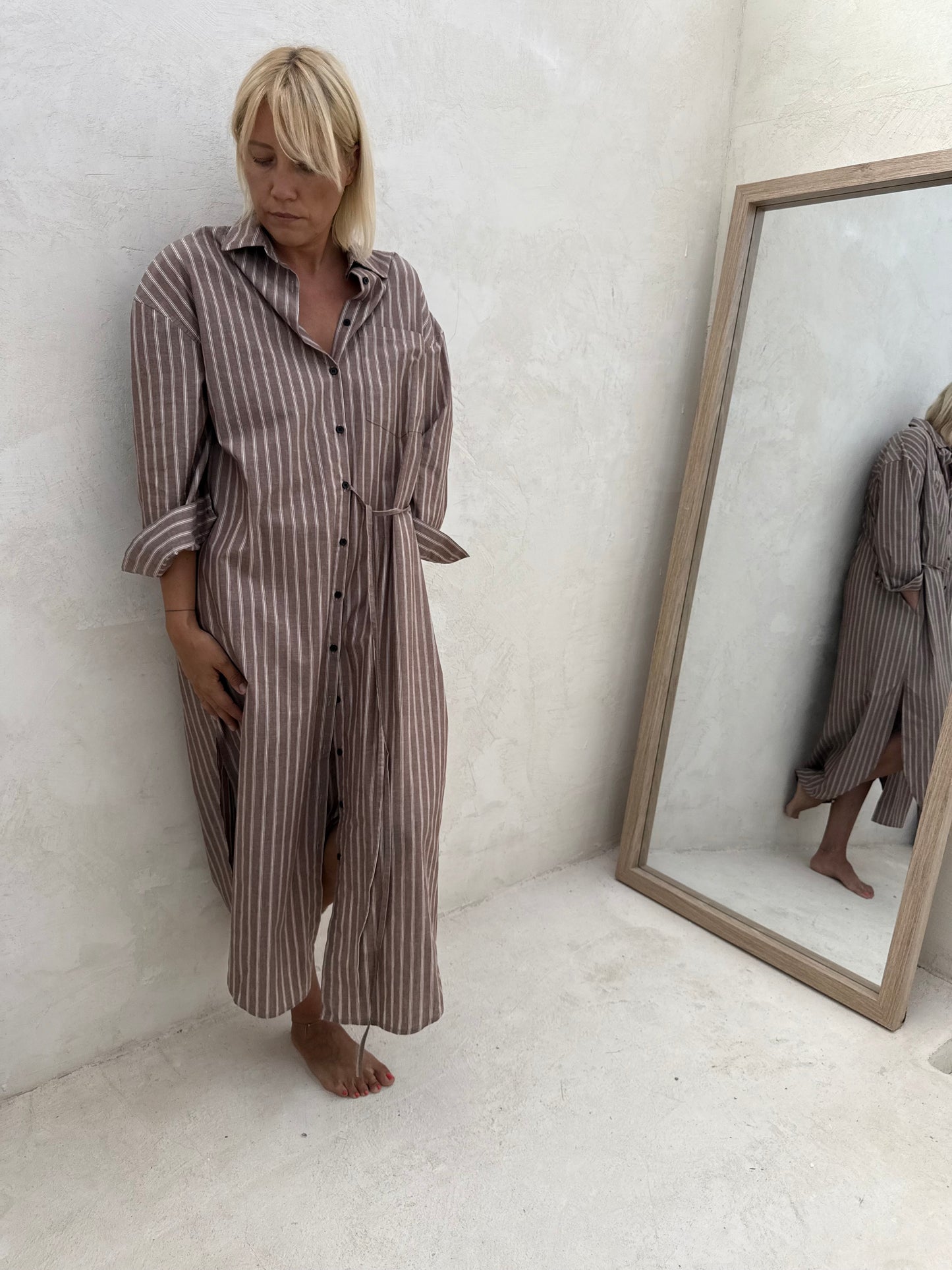 BALANCE SHIRT DRESS