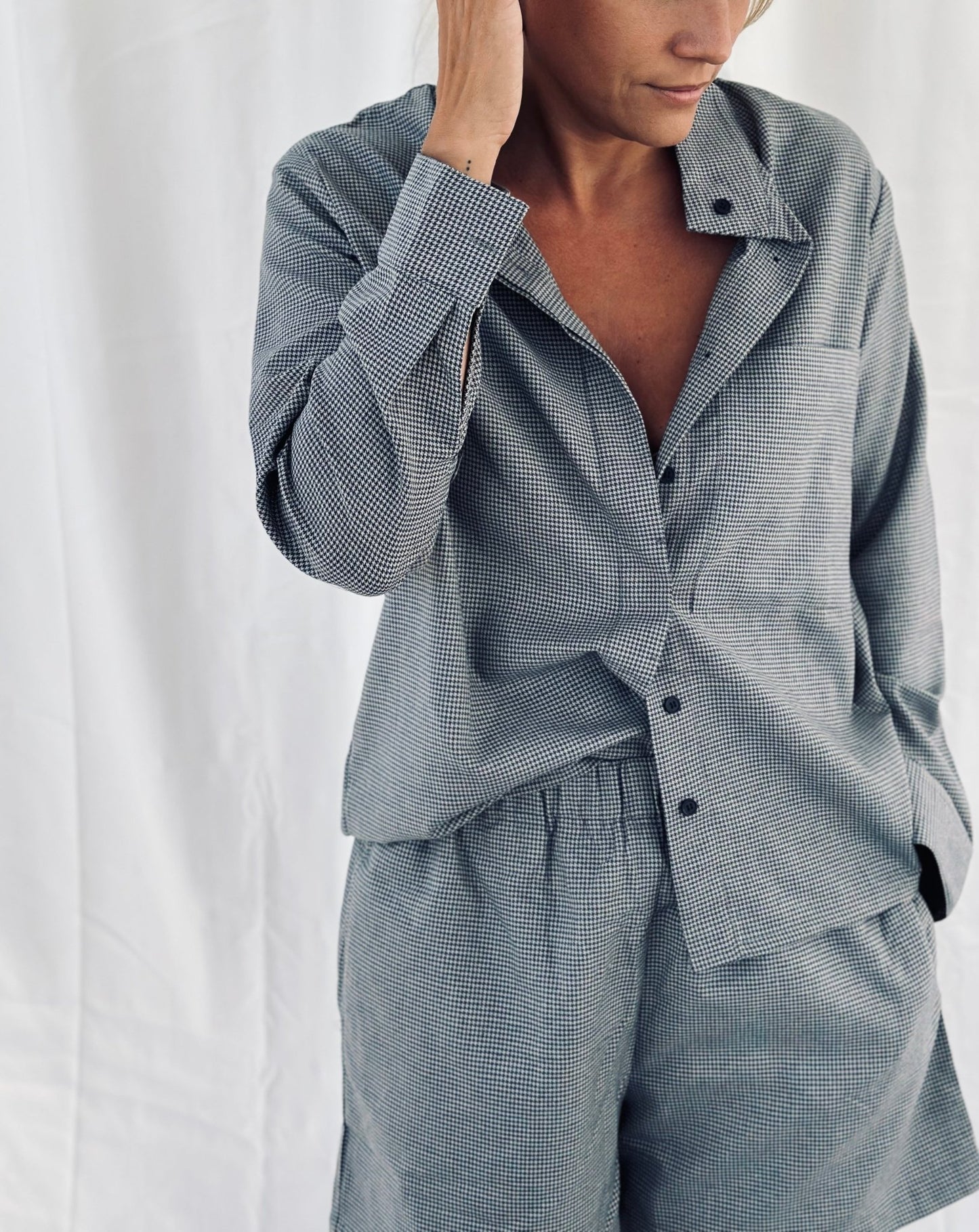 LINEN BLEND SHIRT “IDILI”