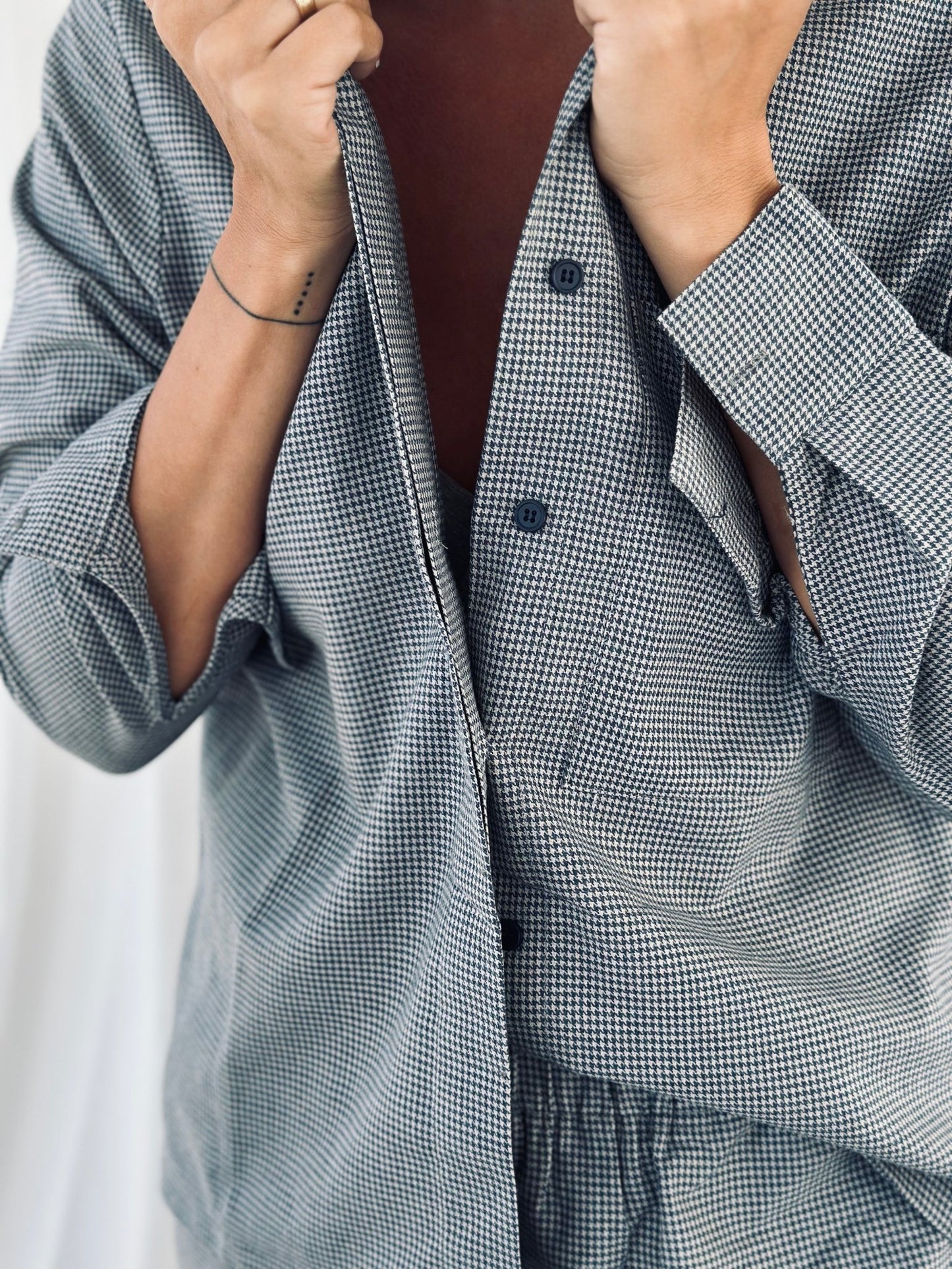 LINEN BLEND SHIRT “IDILI”