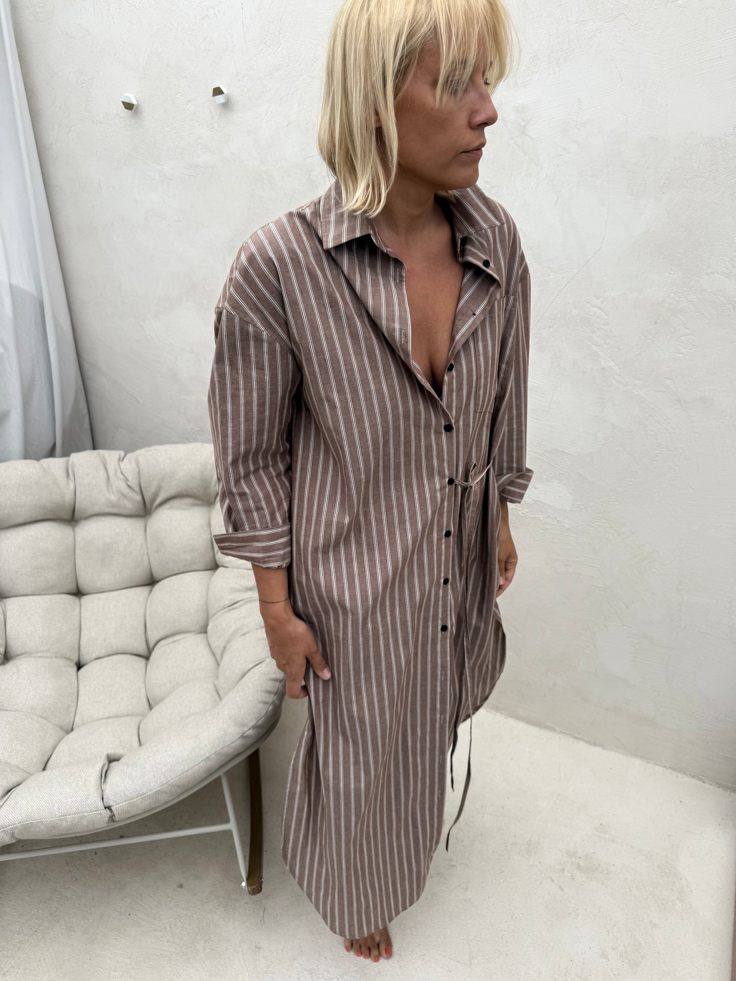 BALANCE SHIRT DRESS