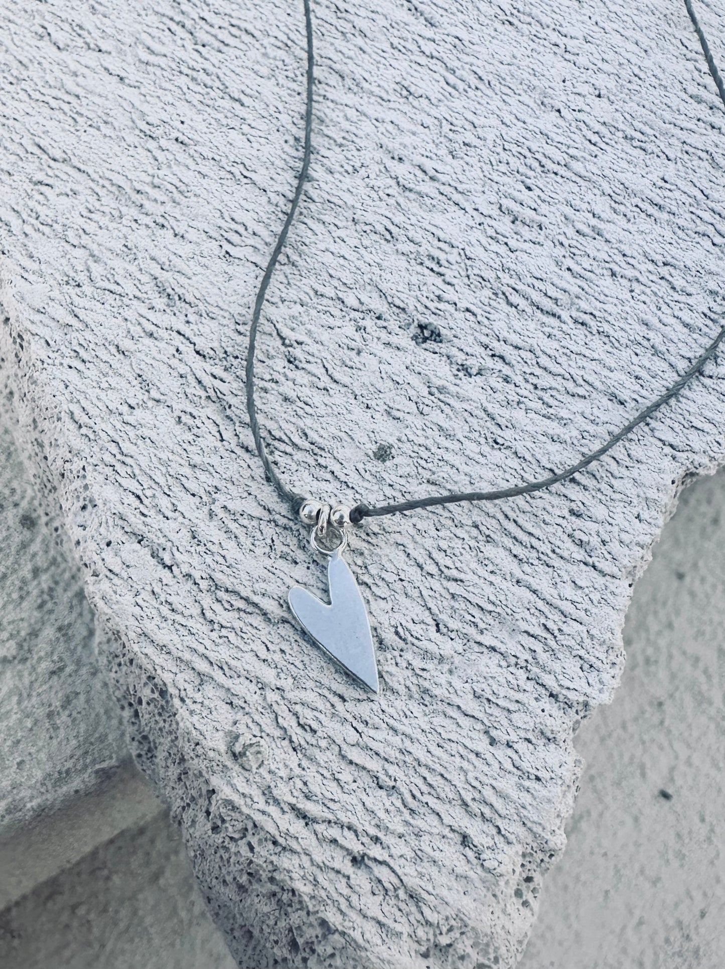 ASYMMETRIC HEART NECKLACE